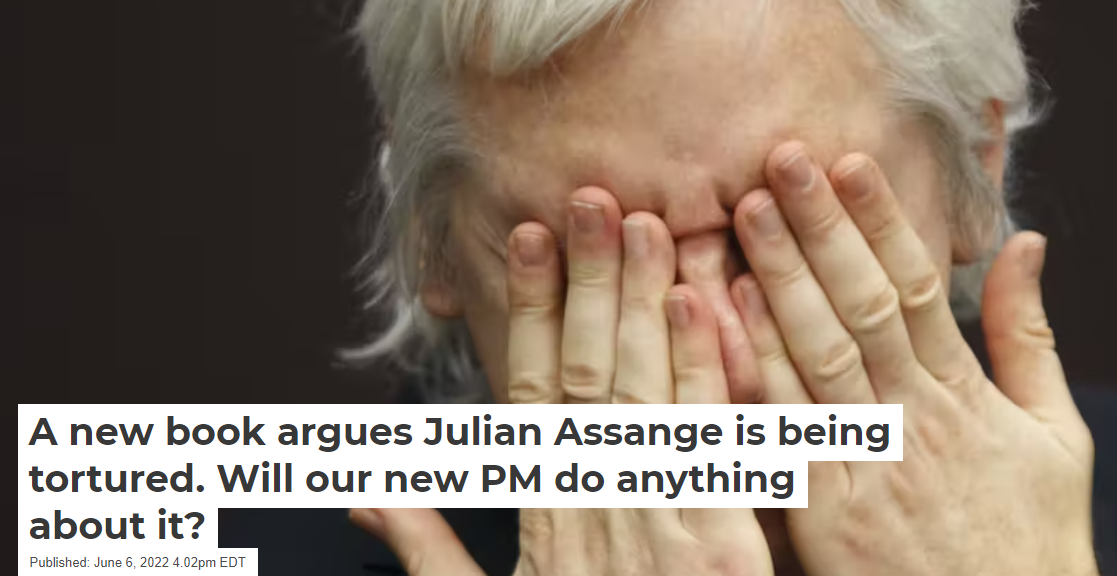 New Book Warns Julian Assange Is Being Tortured