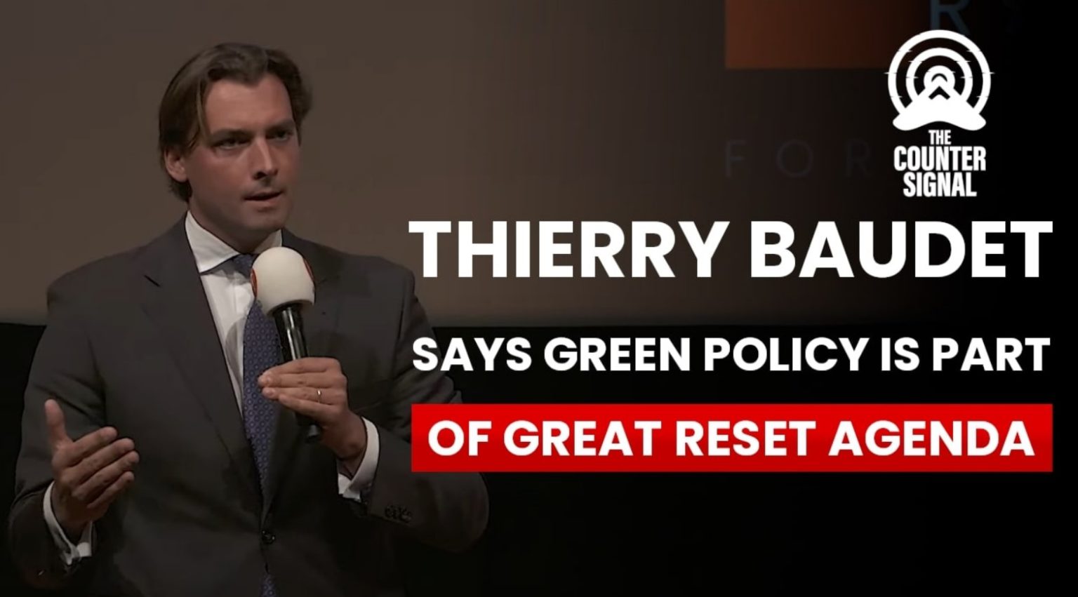Dutch Politician Says Green Policies Reflect Commitment to WEF Great Reset