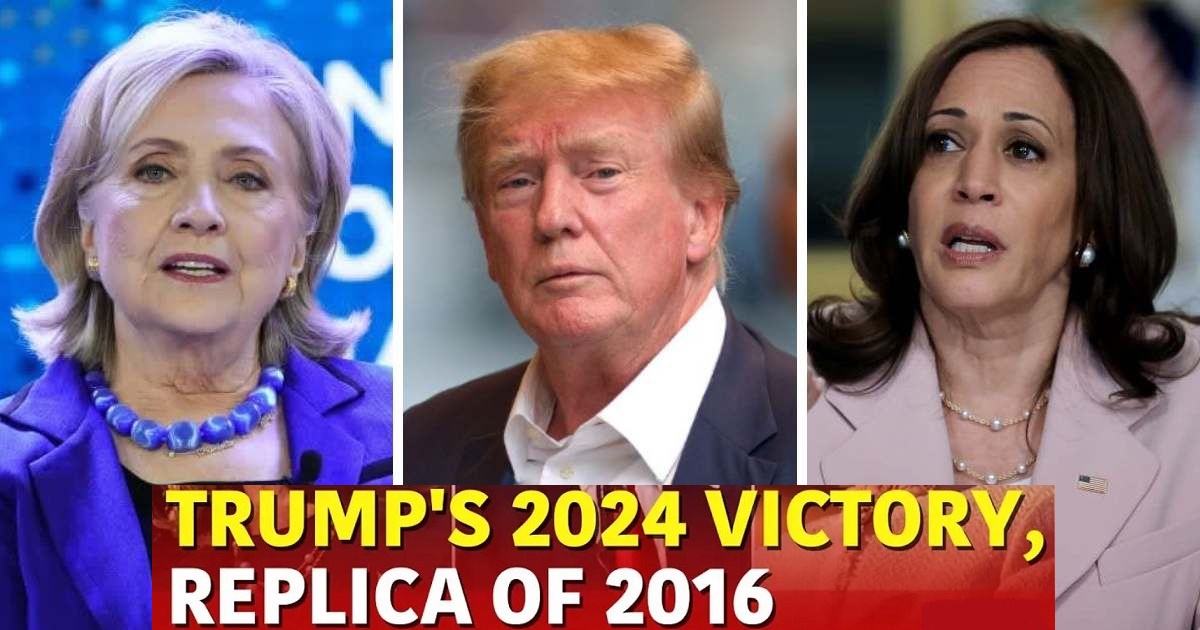 Trump's 2024 Victory, Replica of 2016