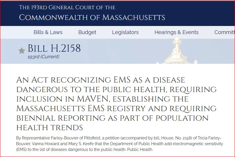 When Politicians Checkmate the Wisdom of Informed Citizens re: EMF, RF, 5G & ...Utility Meters??? Massachusetts Matters